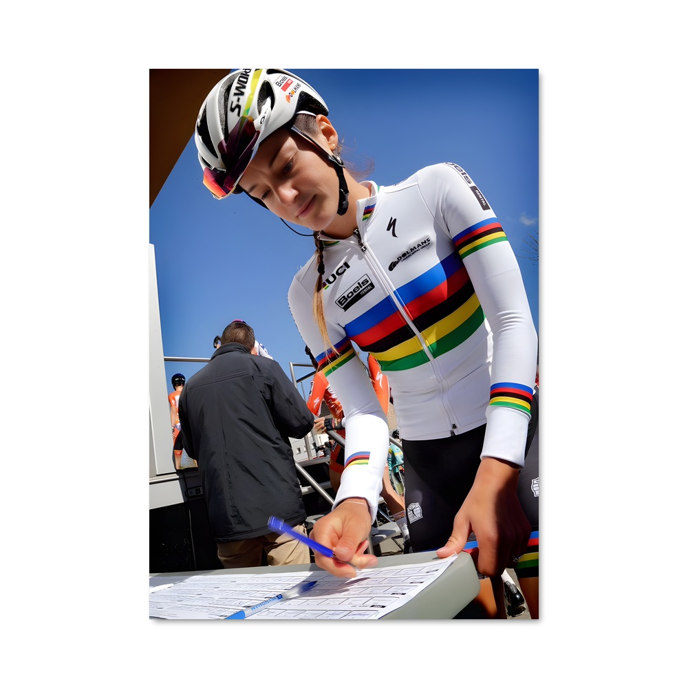 Poster Pédale et Plume – affiche Cyclisme